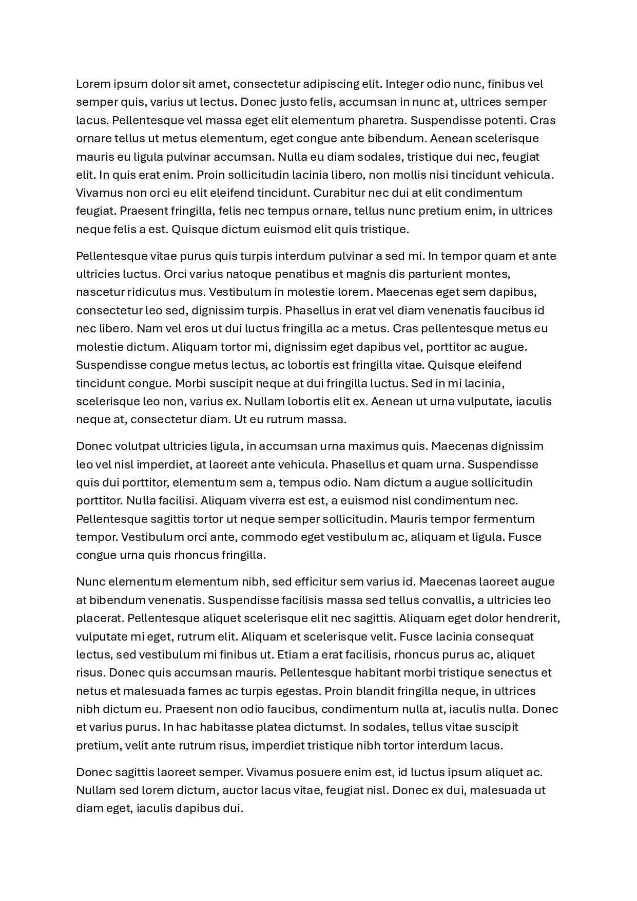 Lorem Ipsum Tekst